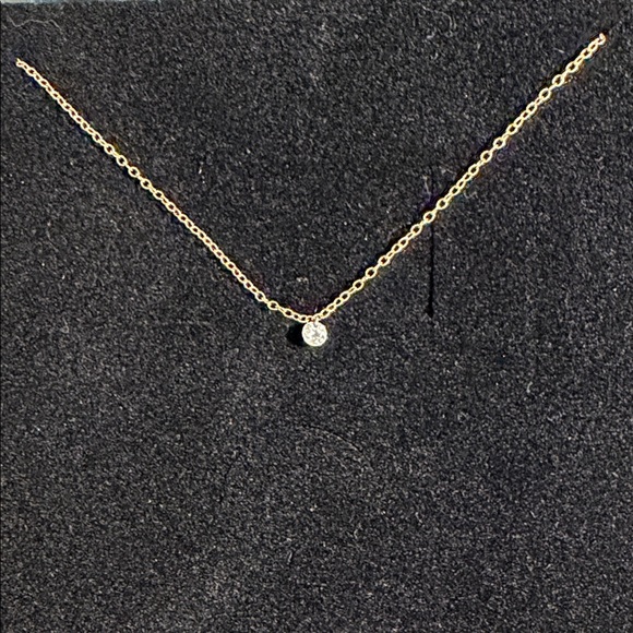 Catbird Jewelry - Catbird Diamond Pinprick Necklace - Gold Necklace with Sparkling Pendant
